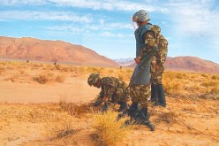 تدمير 997 4 لغم بالحدود الشرقية والغربية خلال شهرماي