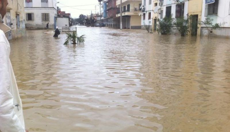 أمطار و رياح قوية تجتاح مجددا ولاية الطارف