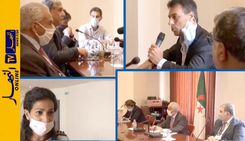 لقاء عمل بين أعضاء غرفة التجارة والصناعة الجزائرية وسفير الجزائر بفرنسا