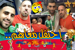 بالصور.. “ريبيري” يدخل غرف ملابس الخضر ويحتفل معهم باللقب