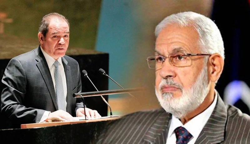 بوقادوم يتحادث مع وزير خارجية حكومة الوفاق الوطني الليبية 