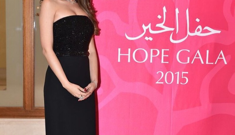 نانسي عجرم تتألق في الحفل الخيري بالأردن