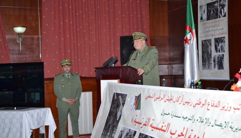 القايد صالح يشيّد بالدور الفعال للجيش بعد صنعه معجزة الانتصار على المستعمر الفرنسي