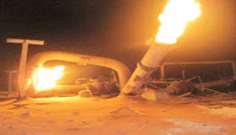 سوريا تتهم مجموعة إرهابية بتفجير خط أنابيب للغاز في حمص