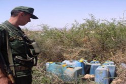 درك الطارف‮ ‬يوقف مهربين ويحجز كمية من المازوت قبل تهريبه نحو تونس