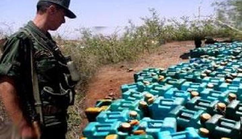 حجز 1200 لتر من المازوت بالمراهنة في سوق أهراس