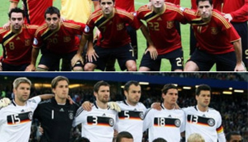 مونديال 2010: التشكيلتان الرسميتان لالمانيا واسبانيا