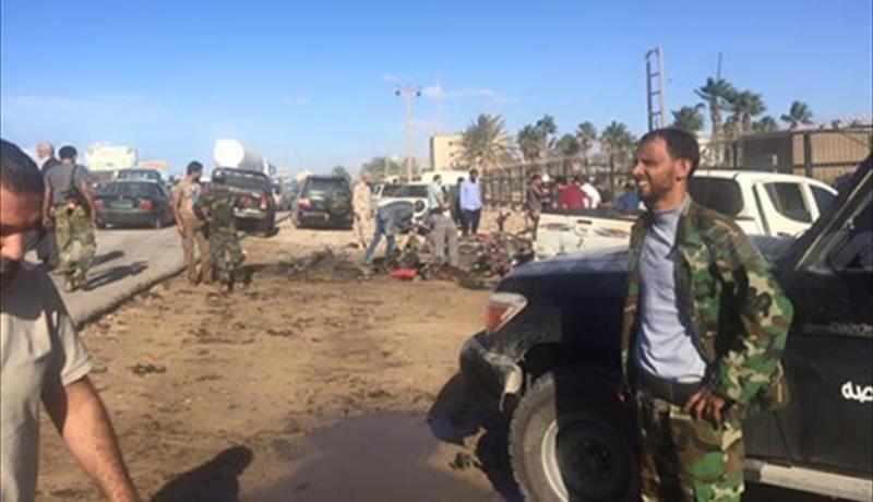 إصابة 14 شخصا في انفجار ببنغازي في ليبيا