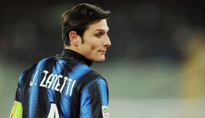 الارجنتيني زانيتي يبلغ مباراته الـ 600 مع إنتر ميلانو