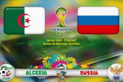 الجزائر منهزمة أمام روسيا (0-1) في الشوط الاول