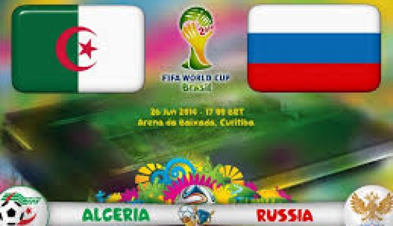 الجزائر منهزمة أمام روسيا (0-1) في الشوط الاول