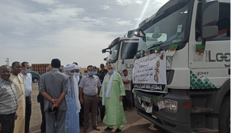 إنطلاق قافلة تصدير نحو النيجر تحمل أكثر من 800 طن ملح