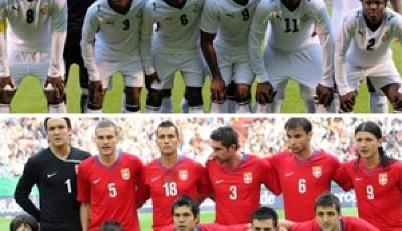 مونديال 2010: التشكيلتان الرسميتان لصربيا وغانا