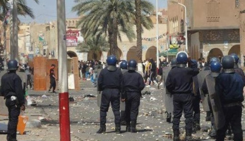 جرحى بعد مشادات بين الأمن وشباب من بريان في غرداية