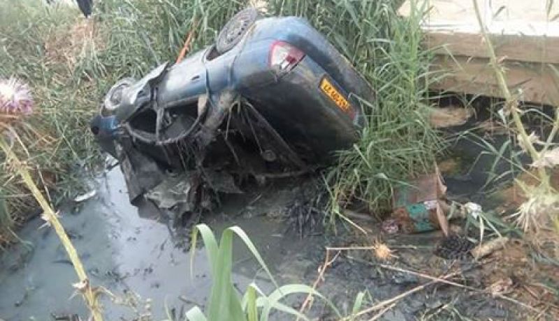 قتيل و5 جرحى اثر سقوط سيارة في مجرى لمياه الصرف الصحي بغليزان