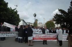 ممارسو الصحة العمومية والأخصائيين حاولوا نقل المظاهرات إلى الشارع