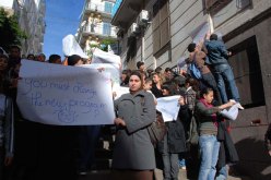 إضرابات طلبة النهائي – تصوير نيوبراس