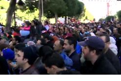 آلاف التونسيين ينزلون إلى الشارع في الذكرى الخامسة لسقوط بن علي