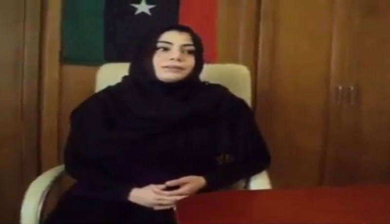 في شريط فيديو مصور : هالة المصراتي تفند خبر مقتلها علي يد ثوار ليبيا داخل زنزانة بطرابلس