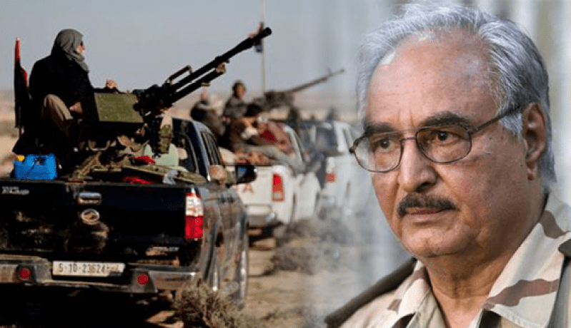 قوات حفتر الليبية تقتل 3 مسلحين بدرنة وتدمر مخزنا للأسلحة