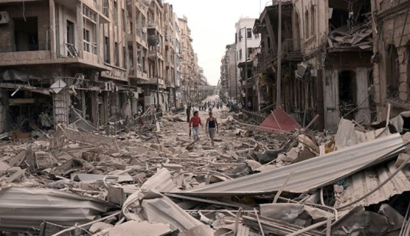 16 قتيلا في قصف جوي على حلب وغارات مكثفة قرب دمشق