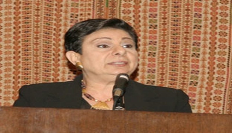 حنان العشراوي تطالب الدول الأوربية بمواجهة الخروقات الإسرائيلية عمليا