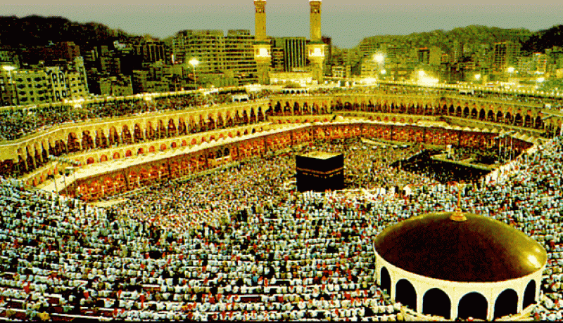 بالصور.. الأبواب الزجاجية الإلكترونية للمسجد الحرام المكسوة بالذهب