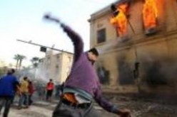 نشوب حريق داخل مبنى الضرائب بمصر