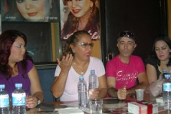 حسيبة عمروش.. ندى الريحان والطاوس في ندوة صحفية