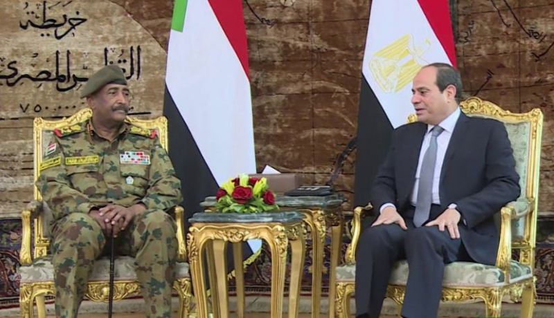 السيسي يستقبل نائب رئيس المجلس العسكري السوداني بالقاهرة