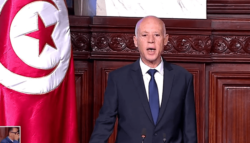 الرئيس التونسي الجديد قيس سعيد يؤدي اليمين الدستورية