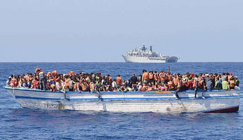 ثلاث سفن إيطالية تنقذ 414 مهاجرا كانوا في أربعة زوارق بالبحر