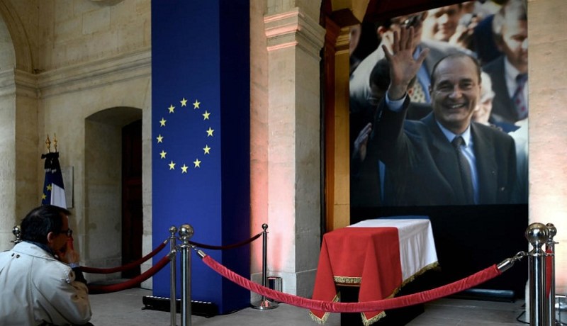 تشييع جثمان الرئيس الفرنسي الأسبق جاك شيرك إلى مثواه الأخير بحضور قادة الدول