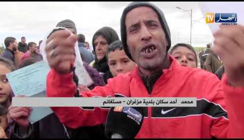 مستغانم:  سكان الأحياء القصديرية يحاصرون الوالي و يرفعون إنشغالاتهم