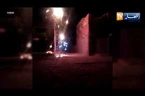 غرداية: إنفجار أسلاك متشابكة لعمود كهربائي بحي البيات بن سمارة
