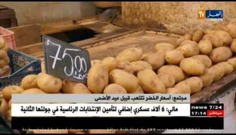 مجتمع: أسعار الخضر تلتهب قبيل عيد الأضحى