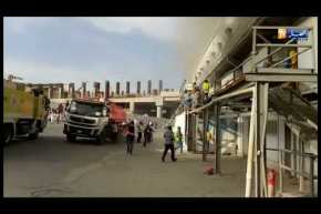 إندلاع حريق مهول بالقرب من الحرم المكي