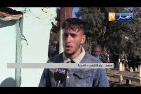 المدية: تشييع جنازة الشهيد سيف الدين للماية  بمقبرة  الشرفة بالبرواقية