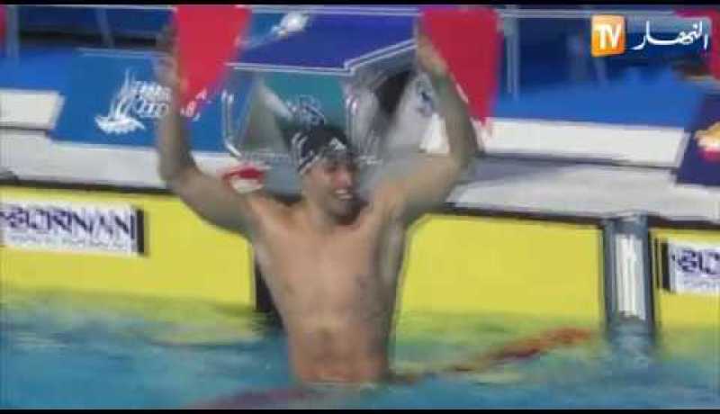 أسامة سحنون ثاني المتأهلين لأولمبياد طوكيو في إختصاص 100 متر سباحة حرة