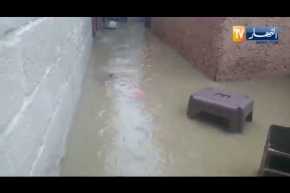 شاهد.. فيضانات تغرق منازل بأكملها في البليدة