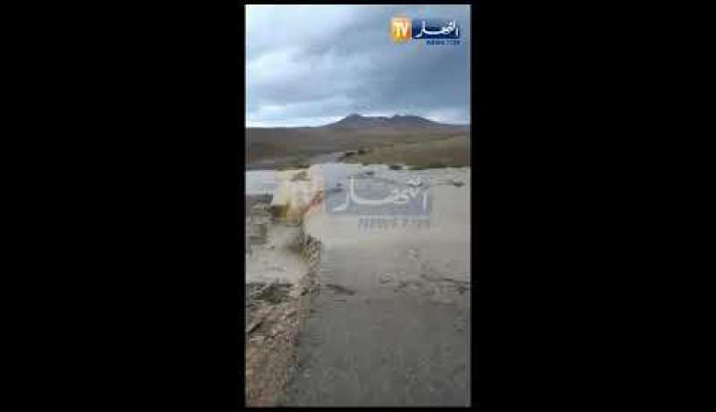 الأمطار تقطع الطرق والمسالك بدائرة عماري في  تيسمسيلت