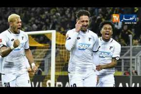 بلفوضيل يسجل في مرمى فرانكفورت وينهزم مع فريقه هوفنهايم