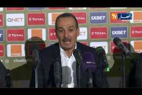ندوة صحفية لمدرب شبيبة الساورة نبيل نغيز عقب التعادل أمام الأهلي المصري