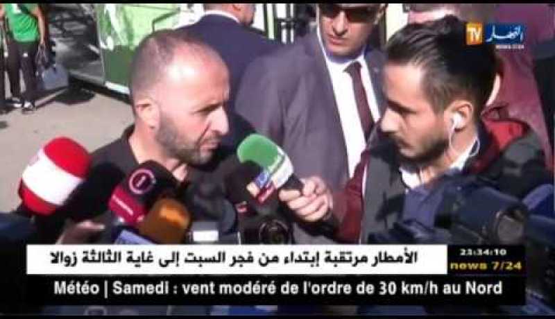 بلماضي: لم يكن هناك خطاب خاص للّاعبين لأنهم واعون بحجم المسؤولية