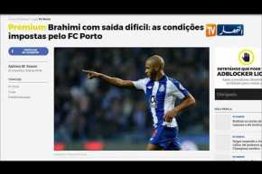 إدارة بورتو تتمسك ببراهيمي وترفع سقف مطالبها المالية لتسريحه