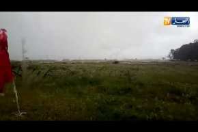 امطار غزيرة و سيول تاتي على حقول الفول السوداني بمنطقة بوتلة بلدية عين العسل الحدودية بالطارف