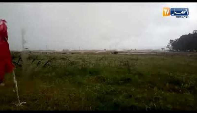 امطار غزيرة و سيول تاتي على حقول الفول السوداني بمنطقة بوتلة بلدية عين العسل الحدودية بالطارف