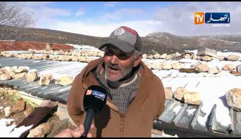 باتنة: حياة صعبة لسكان قرية تيطاوين بعد تساقط كثيف للثلوج