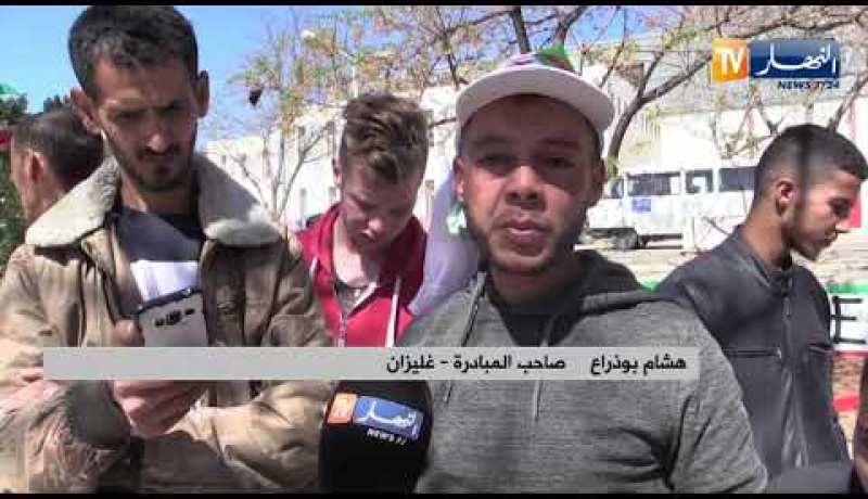 غليزان: هكذا عبر شباب مازونة عن الحراك في الجمعة السادسة