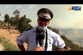 تيزي وزو: حريق مهول يتسبب في اتلاف 25 هكتار من غابات حروزة